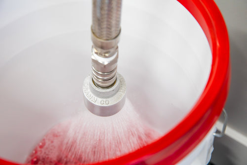 Aluminum Bucket Filler Nozzle Position 1